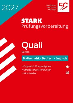 STARK Mathematik, Deutsch, Englisch 9. Klasse - Quali Mittelschule 2027 Bayern - Prüfungsvorbereitun