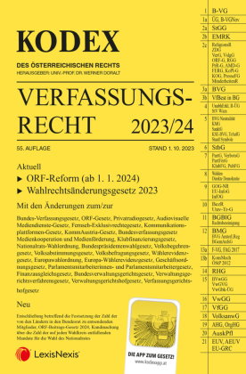KODEX Verfassungsrecht 2023/24 - inkl. App