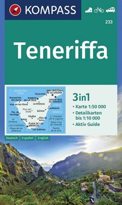 KOMPASS Wanderkarte 233 Teneriffa 1:50.000
