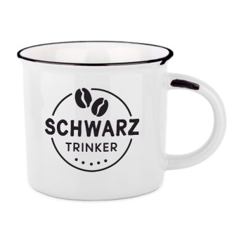 Becher Vintage Schwarztrinker