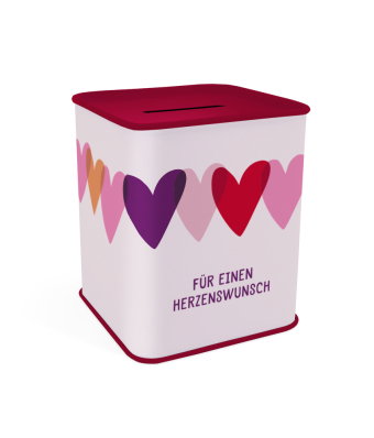 Spardose Für einen Herzenswunsch
