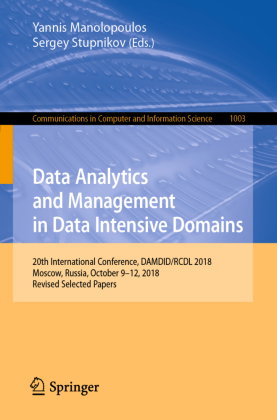 Data Analytics and Management in Data Intensive Domains