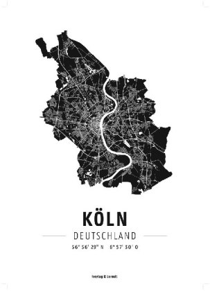 Köln, Designposter, Hochglanz-Fotopapier
