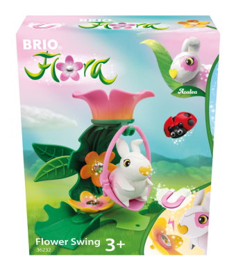 BRIO Flora - 36232 Azaleas Blumenschaukel | Spielset für endlosen fantasievollen Spielspaß für Mädch