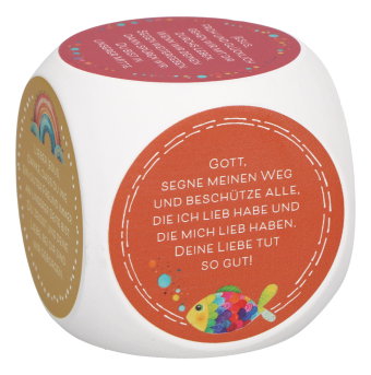 Gebetswürfel für Kinder mit Dankgebeten