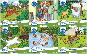 Paket - Mats, Mila und Molli - Heft 13-18, Schwierigkeitsstufe B. H.13-18