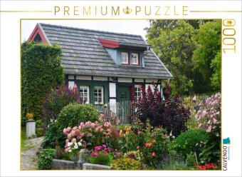 CALVENDO Puzzle Haus mit Garten aus Eicherscheid, dem mehrfach prämierten Golddorf | 1000 Teile Lege