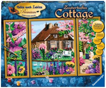 Ravensburger Malen nach Zahlen 28982 - Zauberhaftes Cottage - ab 14 Jahren