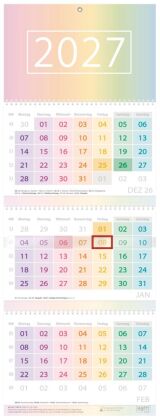 Drei-Monatskalender 2027