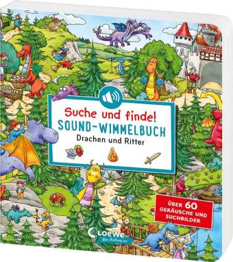 Suche und finde! Sound-Wimmelbuch - Drachen und Ritter
