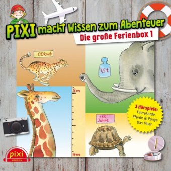 Pixi macht Wissen zum Abenteuer: Die große Ferienbox 1. Box.1, Audio-CD