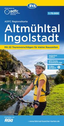 BVA ADFC Regionalkarte Altmühltal Ingolstadt 1:75.000