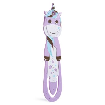 Flexilight Pals Leselicht (Einhorn) - lila - 2 in 1 Leselampe & Lesezeichen - LED Leselicht - Gesche