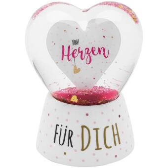 Traumkugel "Von Herzen für Dich"