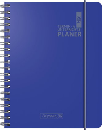 Termin- & Unterrichtsplaner 2026/2027, blau