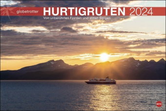 Hurtigruten Globetrotter Kalender 2024. Eine Kreuzfahrt zum Nordkap in einem atemberaubenden Foto-Ka