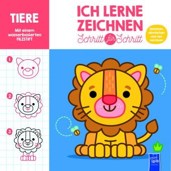 Ich lerne zeichnen - Schritt für Schritt: Tiere