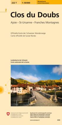 222T Clos du Doubs Wanderkarte