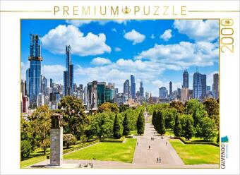 CALVENDO Puzzle Melbourne - Central Business District | 2000 Teile Lege-Größe 90x67cm Foto-Puzzle fü