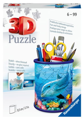 3D Puzzle Stiftehalter Unterwasserwelt