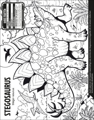 Der große Ausmalspaß: Dinosaurier