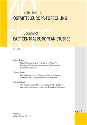 Zeitschrift für Ostmitteleuropa-Forschung (ZfO) 72/1 / Journal of East Central European Studies (JEC