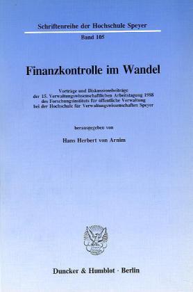 Finanzkontrolle im Wandel.