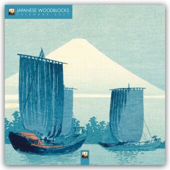 Japanese Woodblocks - Japanische Holzschnitte 2027 - Original Flame Tree Publishing-Kalender [Kalend