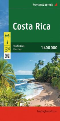 freytag & berndt Straßenkarte Costa Rica 1:400.000