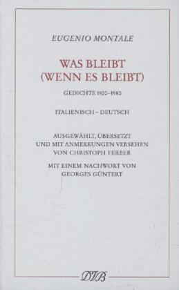 Was bleibt (wenn es bleibt)