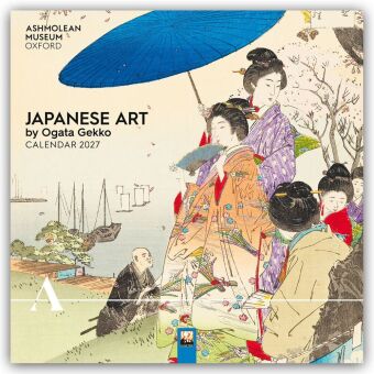 Japanese Art by Ogata Gekko - Japanische Kunst 2027 - Original Flame Tree Publishing-Kalender [Kalen
