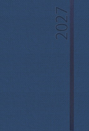 Buchkalender Wochentimer Spirale dunkelblau 2027