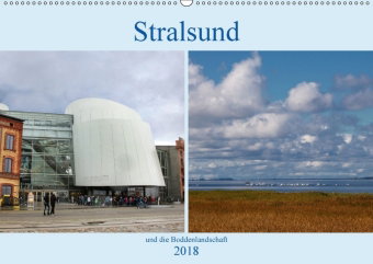 Stralsund und die Boddenlandschaft (Wandkalender 2018 DIN A2 quer) Dieser erfolgreiche Kalender wurd