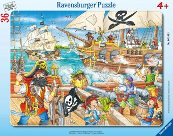 Kinderpuzzle 36 Teile - Angriff der Piraten