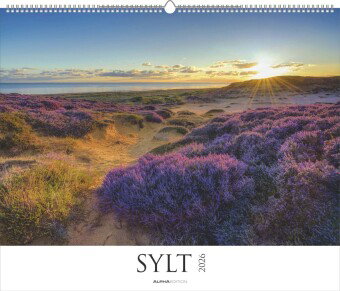 Alpha Edition - Sylt 2026 - XXL Bildkalender 60×50 cm, Panorama-Wandkalender im Querformat, Landscha