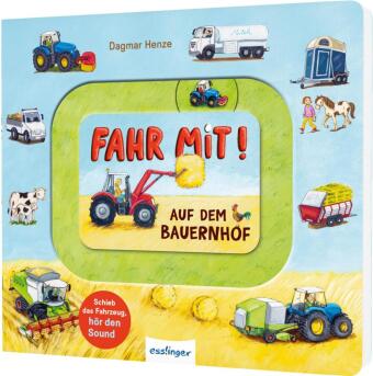 Meine Schiebebahn-Pappe (Soundbuch): Fahr mit auf dem Bauernhof