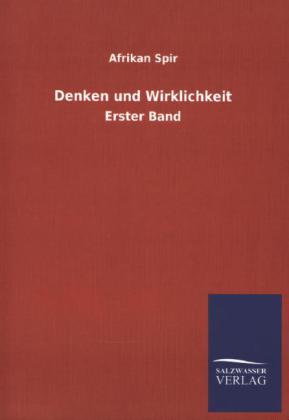 Denken und Wirklichkeit. Bd.1