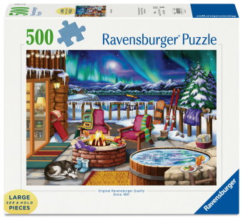 Erwachsenenpuzzle 500 Large Pieces - Nordlichter