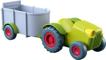 HABA Little Friends Traktor mit Anhänger