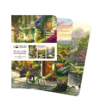 Dreier Set Mini-Notizbücher: Thomas Kinkade