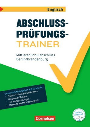 Abschlussprüfungstrainer Englisch - Berlin und Brandenburg - 10. Schuljahr