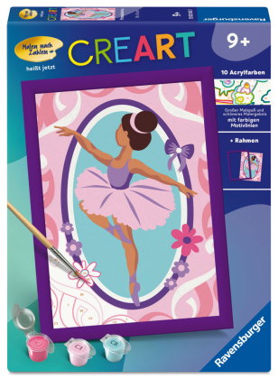 CreArt, Malen nach Zahlen Kinder - Primaballerina