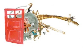 Oh, wer sitzt da auf dem Klo ?