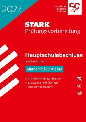 STARK Mathematik 9. Klasse - Hauptschulabschluss 2027 Niedersachsen - Prüfungsvorbereitung, m. 1 Buc