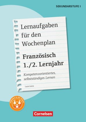 Lernaufgaben für den Wochenplan - Kompetenzorientiertes, selbstständiges Lernen - Französisch - 1./2