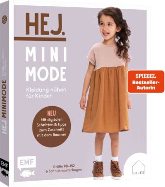 Hej. Minimode - Kleidung nähen für Kinder. Mit digitalen Schnitten und Tipps zum Zuschnitt mit dem B