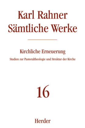 Karl Rahner Sämtliche Werke