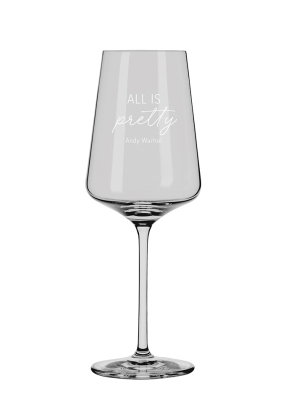 Weinglas Weißwein Genuss & Design Andy Warhol