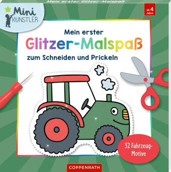 Mein erster Glitzer-Malspaß zum Schneiden und Prickeln