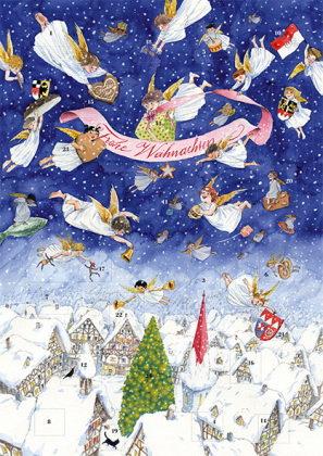 Frohe Weihnachten - Adventskalender Franken